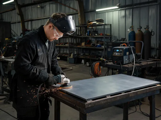 Welding shop surface prep